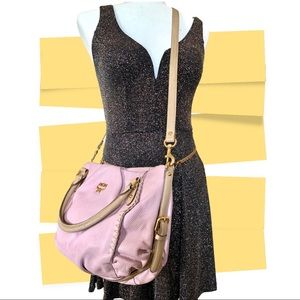 Auth MCM two way crossbody bag